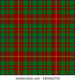 Fulton Tartan. Seamless pattern for fabric, kilts, skirts, plaids