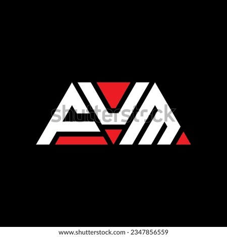 FUM triangle letter logo design with triangle shape. FUM triangle logo design monogram. FUM triangle vector logo template with red color. FUM triangular logo Simple, Elegant, and Luxurious design. Foto stock © 