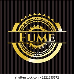 Fume golden emblem