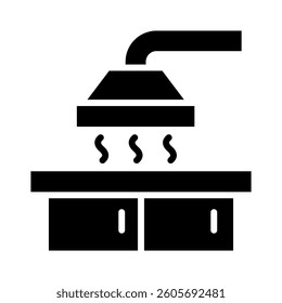 Fume Hood Icon Element for Design