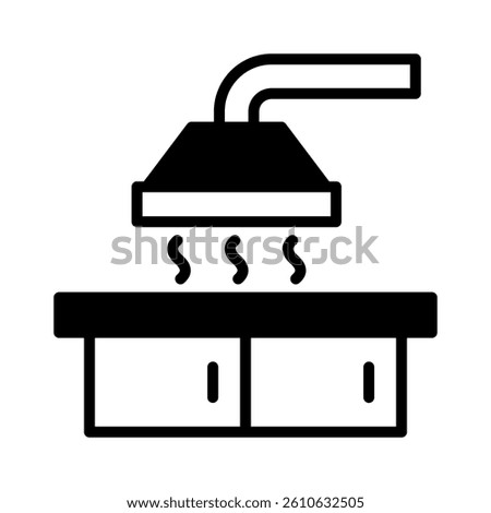 Fume Hood Icon Element for Design