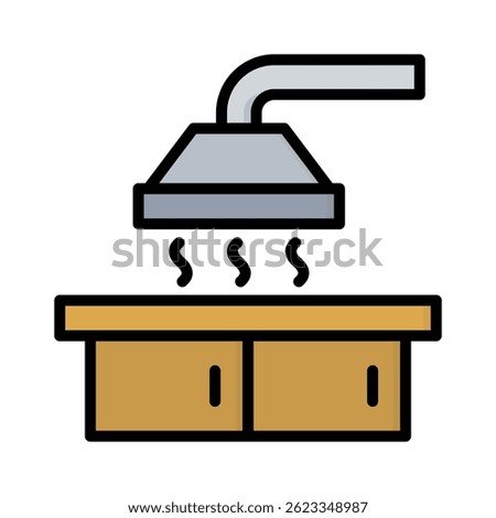 Fume Hood Icon Element for Design
