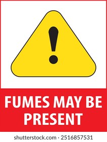 Los humos pueden estar presentes como señal de advertencia Vector