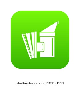 Fumigation icon digital green for any design isolated on white vector illustration