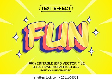 fun 3d editable text effect