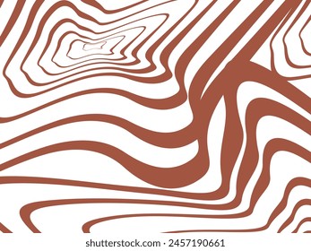 Fun 70s hippie background. Waves, vortices, swirl patterns. Twisted and distorted vector texture in trendy retro psychedelic style.