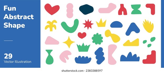 Fun Abstract Colorful Shape Element