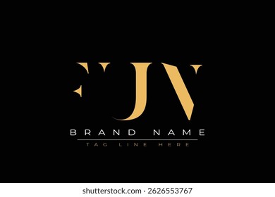 DIVERTIDO design de logotipo de letra abstrata. Este logotipo é desenhado por três letras abstratas.