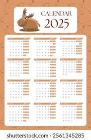 a fun Alces calendar for children