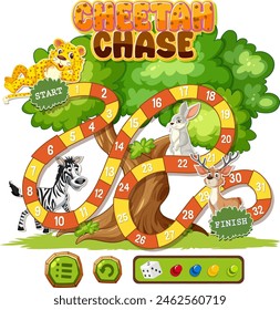 Fun animal-themed board game for kids