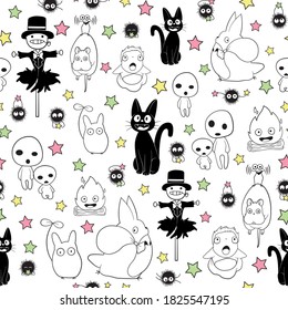 Fun Animation Seamless Pattern Design