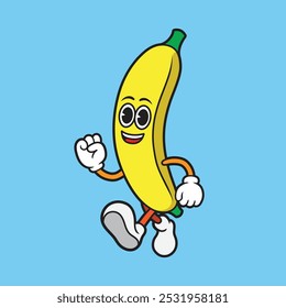 A fun banana mascot, perfect to be your business mascot