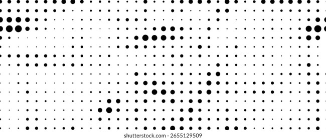fun beautiful black and white shadow halftones retro pop art funky urban colorful comic book. Dotted halftone gradient texture. Vanishing polka dot background. Repeating dots gradation pattern backgro