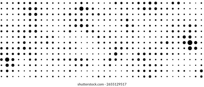divertido lindo preto e branco sombra meio tons retro pop art funky urbano colorido quadrinhos. Textura de gradiente de meio-tom pontilhado. Plano de fundo de ponto de polca de fuga. Backgro do padrão de gradação de pontos de repetição