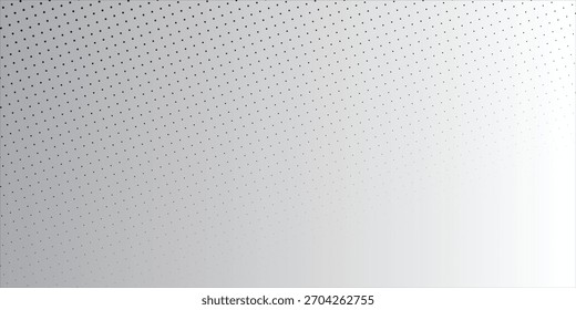 fun beautiful black and white shadow halftones retro pop art funky urban colorful comic book. Dotted halftone gradient texture. Vanishing polka dot background. Repeating dots gradation pattern backgro