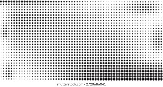 divertido lindo preto e branco sombra meio tons retro pop art funky urbano colorido quadrinhos. Textura de gradiente de meio-tom pontilhado. Plano de fundo de ponto de polca de fuga. Backgro do padrão de gradação de pontos de repetição