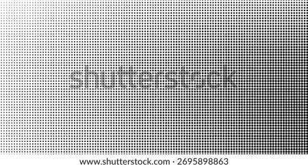 fun beautiful black and white shadow halftones retro pop art funky urban colorful comic book. Dotted halftone gradient texture. Vanishing polka dot background. Repeating dots gradation pattern backgro