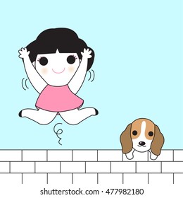 Fun Begins At The End Of Your Comfort Zone Character illustration