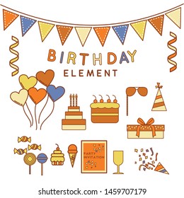 Fun Birthday Party Element Collection Set