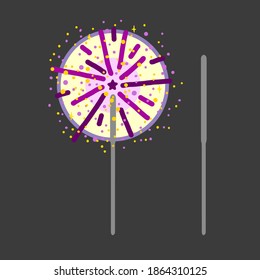 fun birthday party elements sparkler