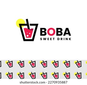 Fun Boba Logo Design for your business