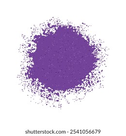 Fun bright violet or purple crayon powder, sand texture. Editable, ready to recolor