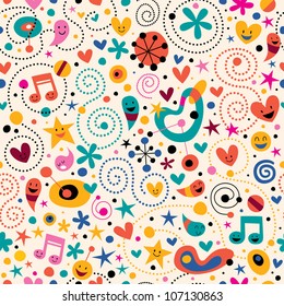 fun cartoon pattern