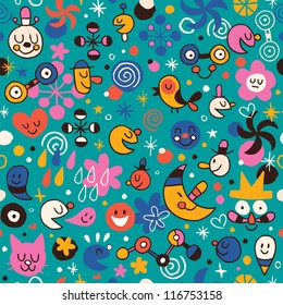 fun cartoon pattern