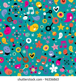 fun cartoon pattern