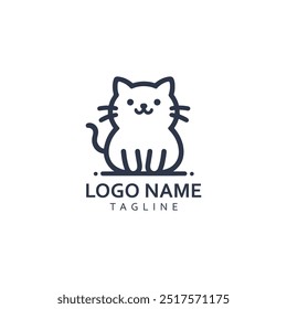 Fun Cat Mascot Logo Design