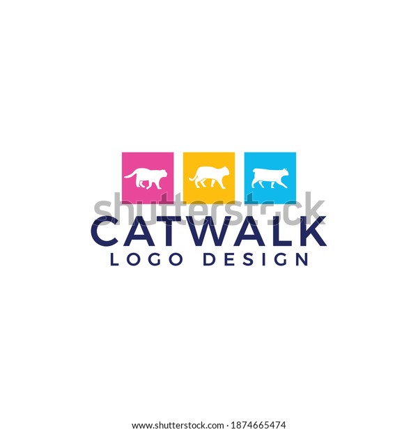 Fun Catwalk Modern Logo\
Design