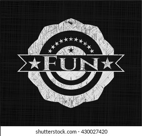 Fun chalkboard emblem