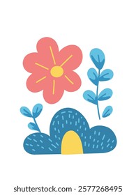Fun and cheerful vector art for children