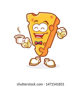 fun cheese character mascot designs 