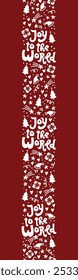 Fun christmas doodles seamless pattern - hand drawn and hand written, great for christmas textiles, banners, wrappers, wallpapers - vector surface design