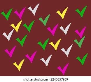 Fun colorful abstract pattern. Creative minimalistic abstract pattern illustration vector design.