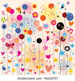 fun colorful background