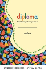 Fun Colorful Certificate Template for Kids