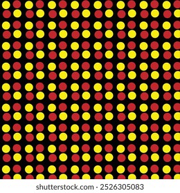 Fun colorful circle doodle seamless pattern. Creative minimalist style art background for children or trendy design with dot.
