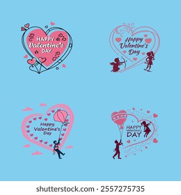 Fun and colorful "Happy Birthday" decoration frame clipart, perfect for photo booths, party invitations, and festive designs.