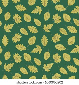 fun colorful pattern design with leaf shape element