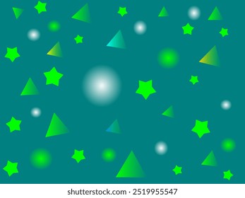 fun and colorful pattern with stars and triangles that would be perfect for a kid's room .background modern