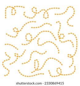 Fun colorful seamless pattern collection. Creative abstract style art background for children. Trendy texture design with basic shapes. Simple childish doodle