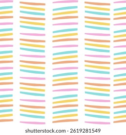 Fun colorful seamless pattern collection. Creative abstract style art background for children.Simple childish wallpaper or fabric.