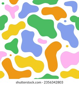 Fun colorfula bstract line doodle shape set. Creative minimalist style art symbol collection for children or party celebration with modern shapes. Simple upbeat childish drawing scribble decoration.