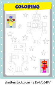 Fun coloring activity for kids