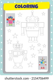 Fun coloring activity for kids
