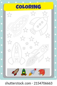 Fun coloring activity for kids