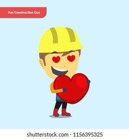 Fun Construction Guy Character Set