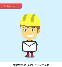 Fun Construction Guy Character Set